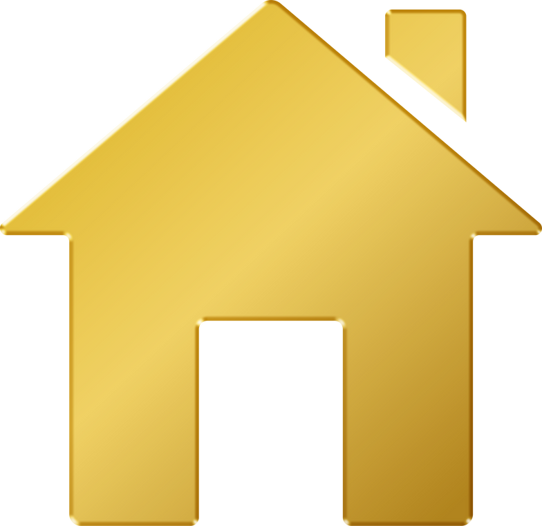 3D Gold Home Icon